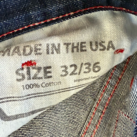 Kimes James Raw Denim Jeans 32x36 - Picture 3 of 4